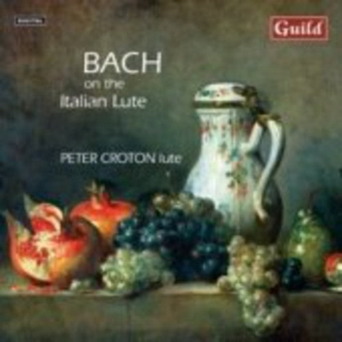 the album cover for Peter Croton - Bach on the Italian Lute