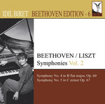 the album cover for Idil Biret - Idil Biret Beethoven Edition 6: Symphonies 2
