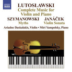 the album cover for Ariadne Daskalakis - Complete Works for Violin & Piano