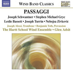 the album cover for Hartt School Wind Ensemble - Passaggi