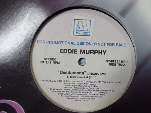 Eddie Murphy : Desdamona (12", Promo)