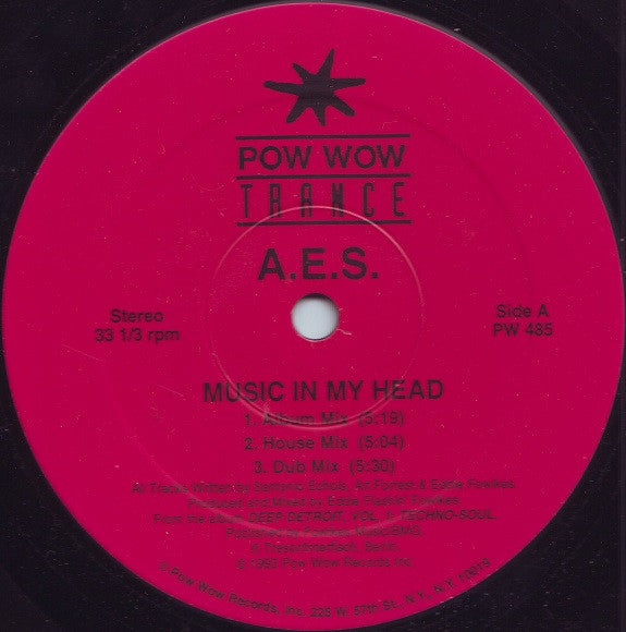 A.E.S. / Eddie "Flashin" Fowlkes* : Music In My Head / Macro (12")