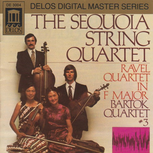 the album cover for The Sequoia String Quartet - Bartok/Ravel : STR QT/STR QT 3