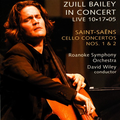 the album cover for Zuill Bailey - Saint-Saens/Massenet : Cello Concertos 1 & 2