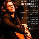 the album cover for Zuill Bailey - Saint-Saens/Massenet : Cello Concertos 1 & 2