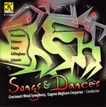 the album cover for Cincinnati Wind Symphony - Songs & Dances