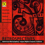 the album cover for North Texas Wind Symphony - Retrospectives