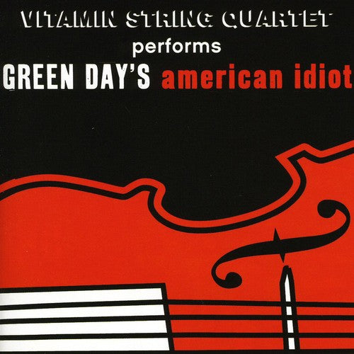 the album cover for Vitamin String Quartet - Vitamin String Quartet To Performs Green Day's American Idiot