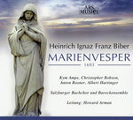 the album cover for Howard Arman - Marienvesper