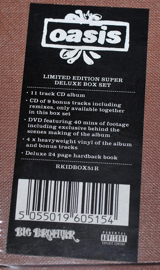Oasis (2) : Dig Out Your Soul (4x12" + 2xCD, Album + DVD-V, NTSC + Box, Ltd)