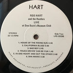 Rod Hart (2) and The Hustlers (19) : Live At Don Scott's Museum Club (LP)