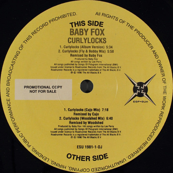 Baby Fox : Curlylocks (12", Promo)