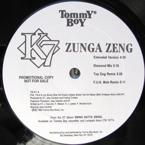K7 : Zunga Zeng (12", Promo)