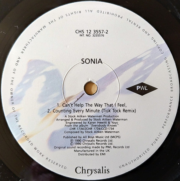 Sonia : End Of The World (12", Single)