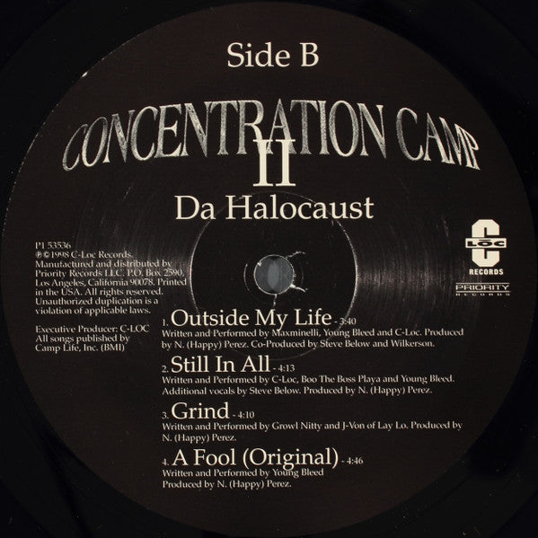 Concentration Camp II* : Da Halocaust (2xLP, Album)