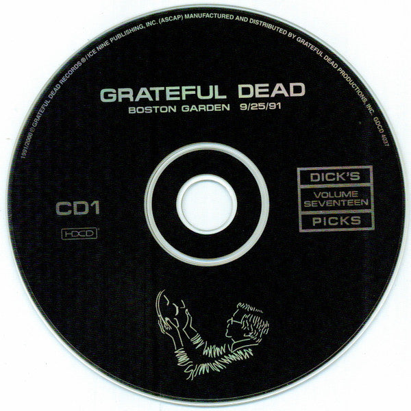 Grateful Dead* : Dick's Picks Volume Seventeen Boston Garden 9/25/91 (3xHDCD, Album)