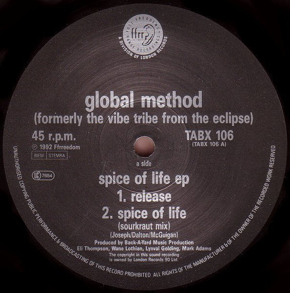 Global Method : Spice Of Life EP (12", EP)