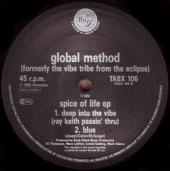 Global Method : Spice Of Life EP (12", EP)