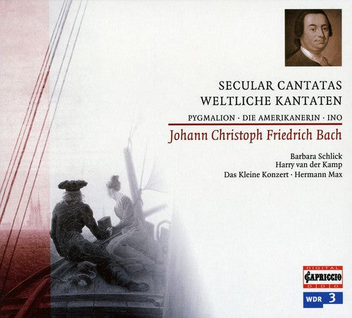 the album cover for Hermann Max - Secular Cantatas
