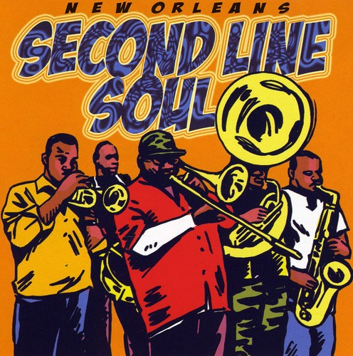 the album cover for Hustlers Brass Band - Second Line Soul