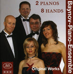 the album cover for Baynov Piano Ensemble - Smetana Grainger Works for 2 Pianos 8 Hands