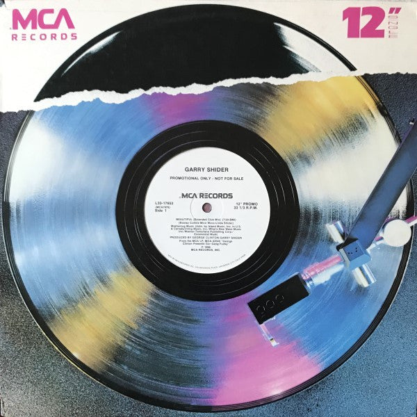 Garry Shider : Beautiful (12", Single, Promo, Pin)