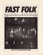 the album cover for Fast Folk Musical Magazine - Fast Folk Musical Magazine (4) Live at 1 / Various