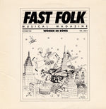 the album cover for Fast Folk Musical Magazine - Fast Folk Musical Magazine (8) Women in 1 / Various