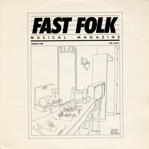 the album cover for Fast Folk Musical Magazine 1 2 / Various - Fast Folk Musical Magazine (1) 2 / Various