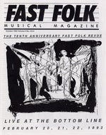 the album cover for Fast Folk Musical Magazine - Fast Folk Musical Magazine (No.3) Tenth Ann 6 / Various