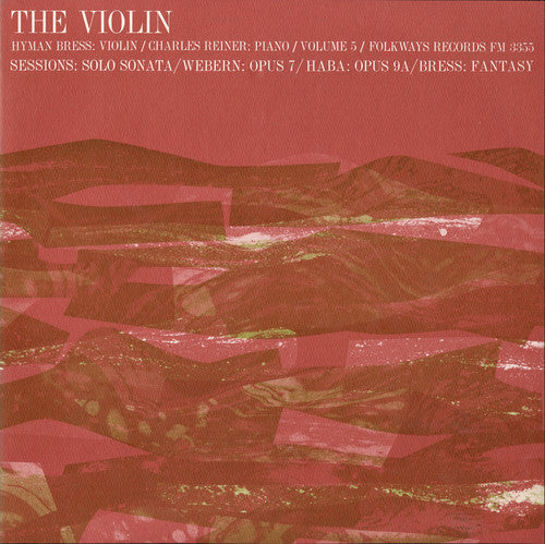 the album cover for Hyman Bress - The Violin: Vol. 5
