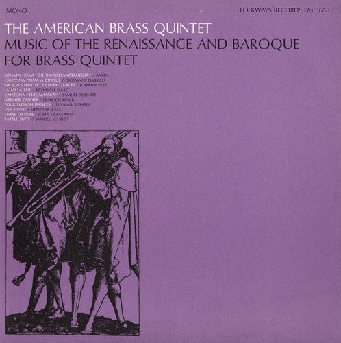 the album cover for American Brass Quintet - Music of Renaissance & Baroque for Brass Quintet
