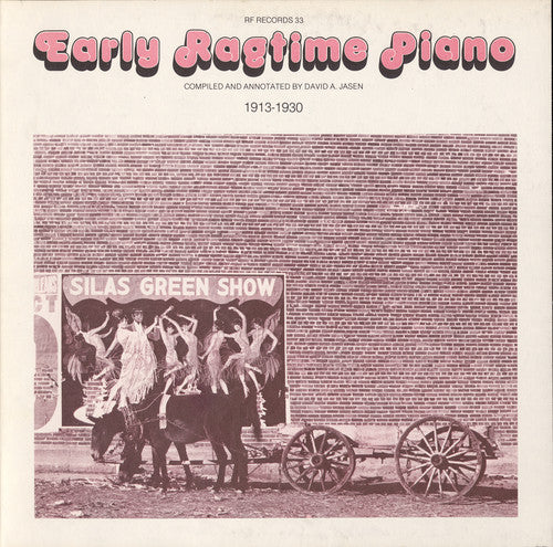 the album cover for Early Ragtime Piano - Early Ragtime Piano / Various