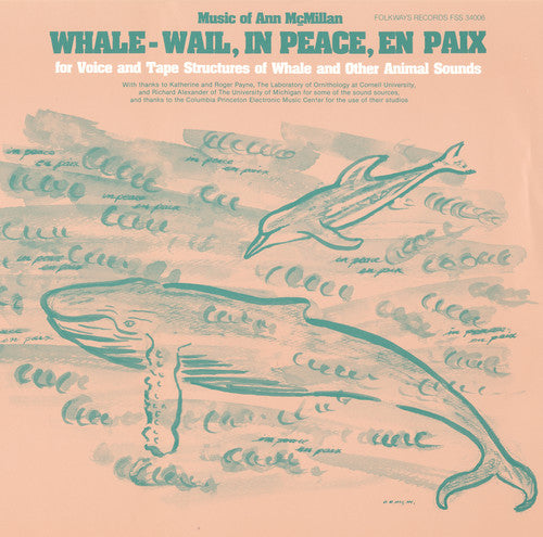 the album cover for Ann Mcmillan - Whale - Wail in Peace