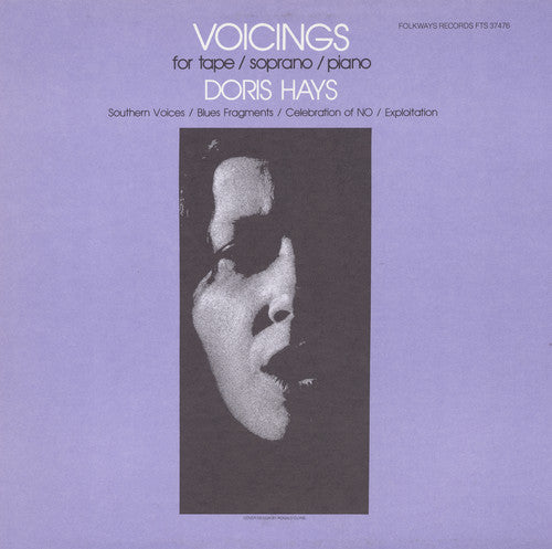 the album cover for Sorrel Hays - Voicings for Tape/Soprano/Piano