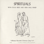 the album cover for Vera Hall Ward - Spirituals with Dock Reed and Vera Hall Ward
