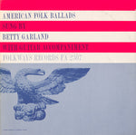 the album cover for Betty Garland - American Folk Ballads