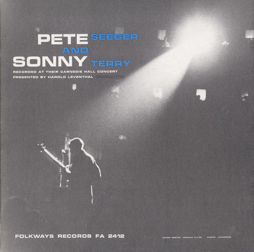 the album cover for Seeger/Terry - Pete Seeger and Sonny Terry at Carnegie Hall