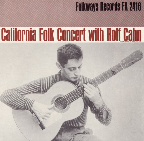 the album cover for Rolf Cahn - California Concert with Rolf Cahn