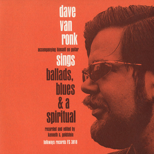 the album cover for Dave Van Ronk - Ballads, Blues, and a Spiritual