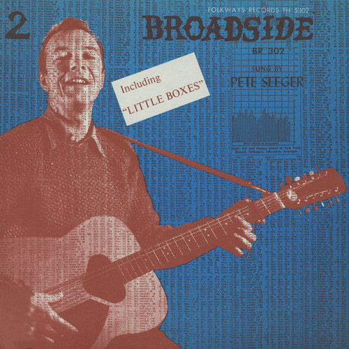the album cover for Pete Seeger - Broadside Ballads, Vol. 2