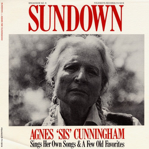 the album cover for Sis Cunningham - Broadside Ballads, Vol. 9: Sundown