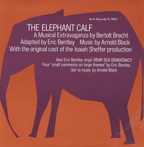the album cover for Sheffer/Bentley - Elephant Calf Small Comments on Large Themes