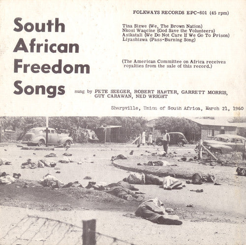 the album cover for Pete Seeger - South African Freedom / Various