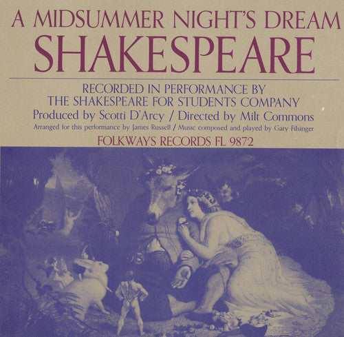 the album cover for Shakespeare For Students Company - William Shakespeare: A Midsummer Night's Dream