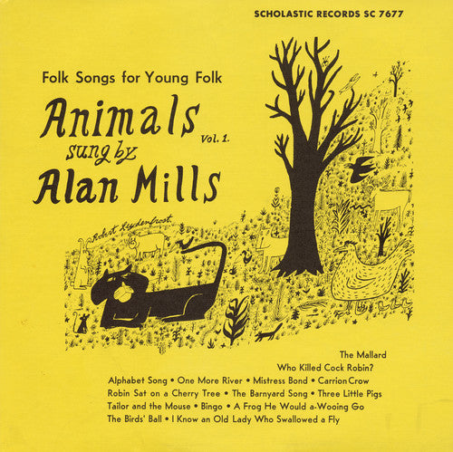 the album cover for Alan Mills - Animals, Vol.1