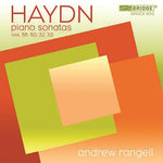 the album cover for ANDREW RANGELL - Andrew Rangell Plays Haydn