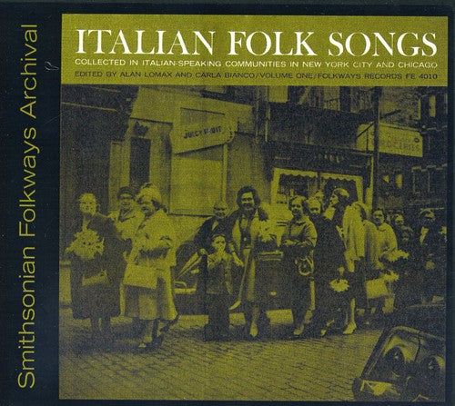 the album cover for Italian Folk Songs - Italian Folk Songs / Various