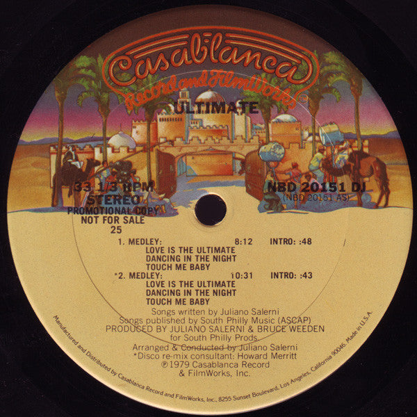 Ultimate (3) : Love Is The Ultimate (Medley) (12", S/Sided, Promo)