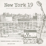 the album cover for Tony Schwartz - New York 19